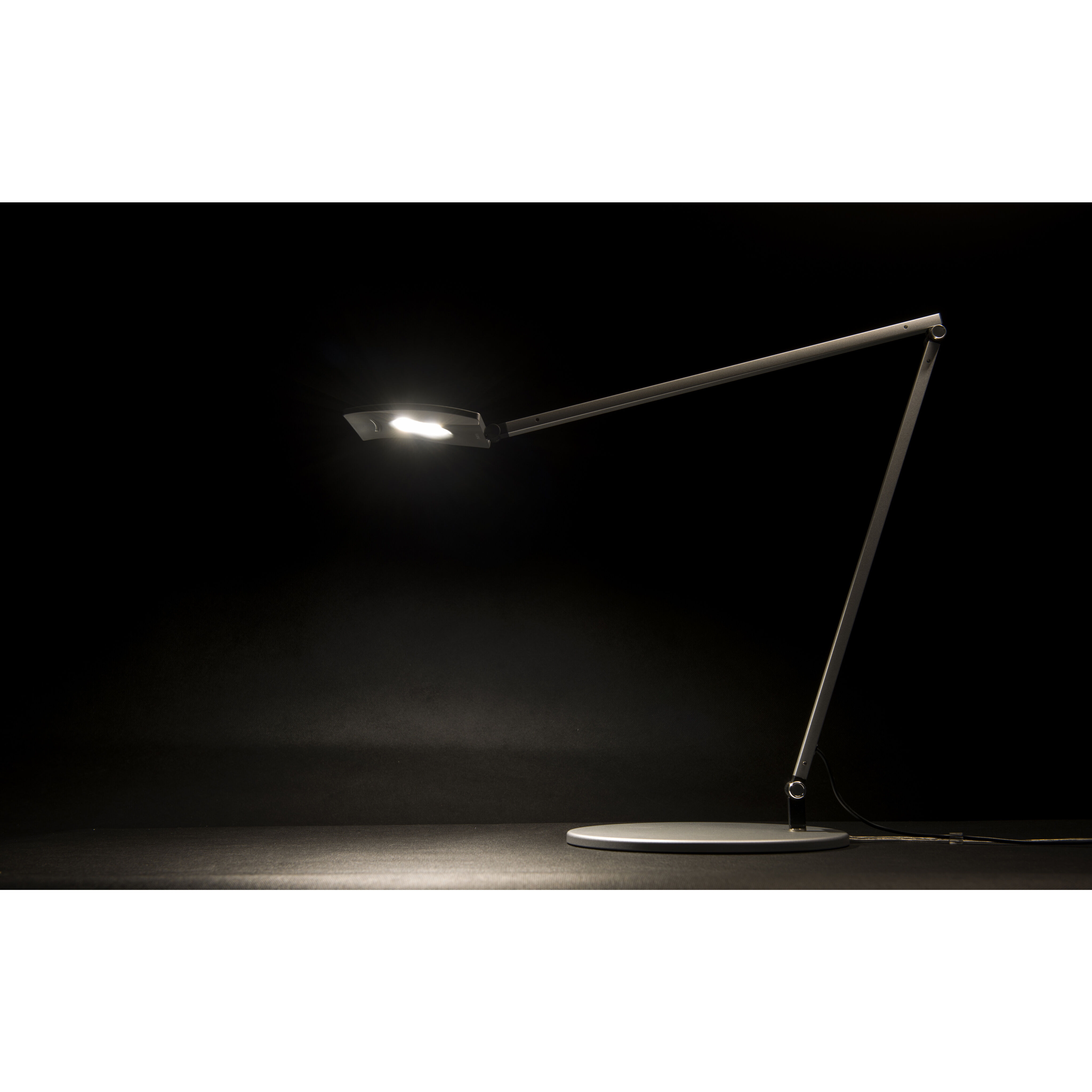 Mosso Pro 18.4 inch 5.50 watt Silver Desk Lamp Portable Light